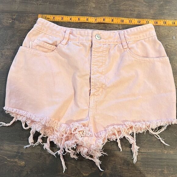 Bongo Vintage blush High Waisted raw hem Sz-13 - Picture 8 of 11